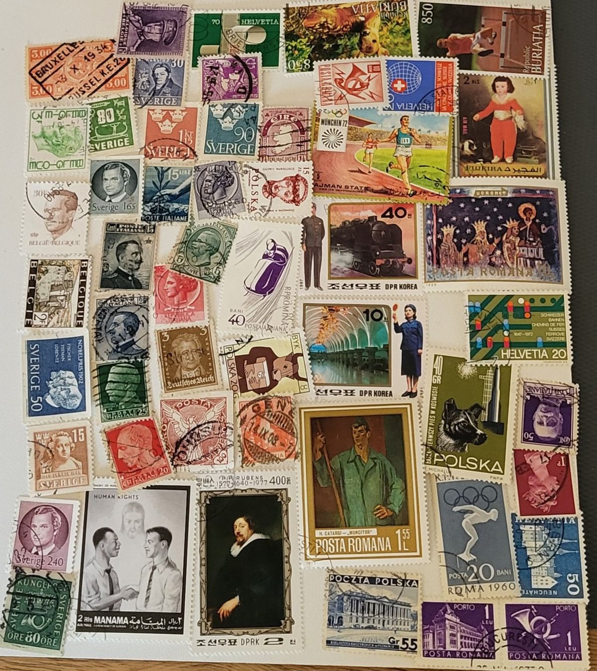 Tutti i francobolli: 50 verschiedene briefmarken ganze welt – Usato da St Gallen venduto da Stampsalshobby
