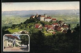 AK Regensberg, Teilansicht, Hotel Krone