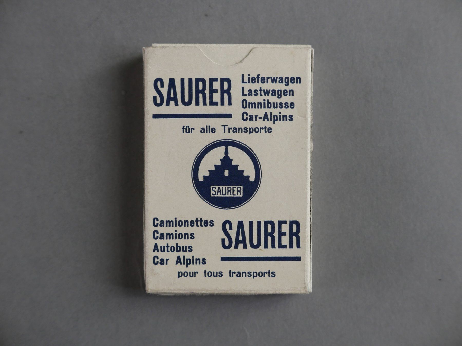 Spiele: ALTE JASSKARTEN AKTIENGESELLSCHAFT SAURER ARBON – Gebraucht aus Balgach von Zwischenraum 2