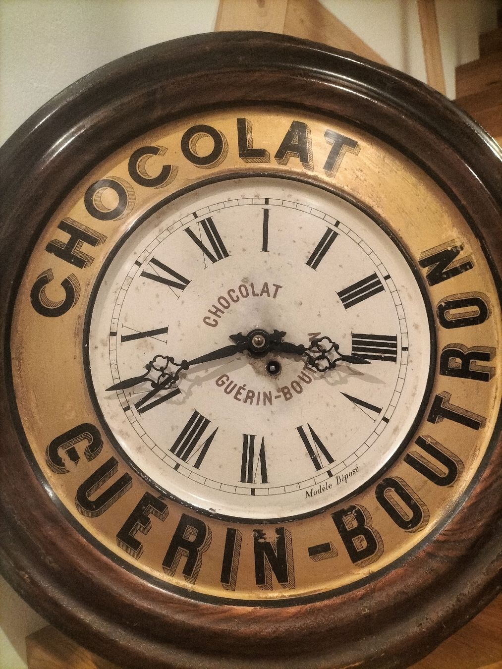 Uhren: Antike Wanduhr "Chocolat Guerin-Boutron" – Gebraucht aus Müselbach von pat_9c9w 2