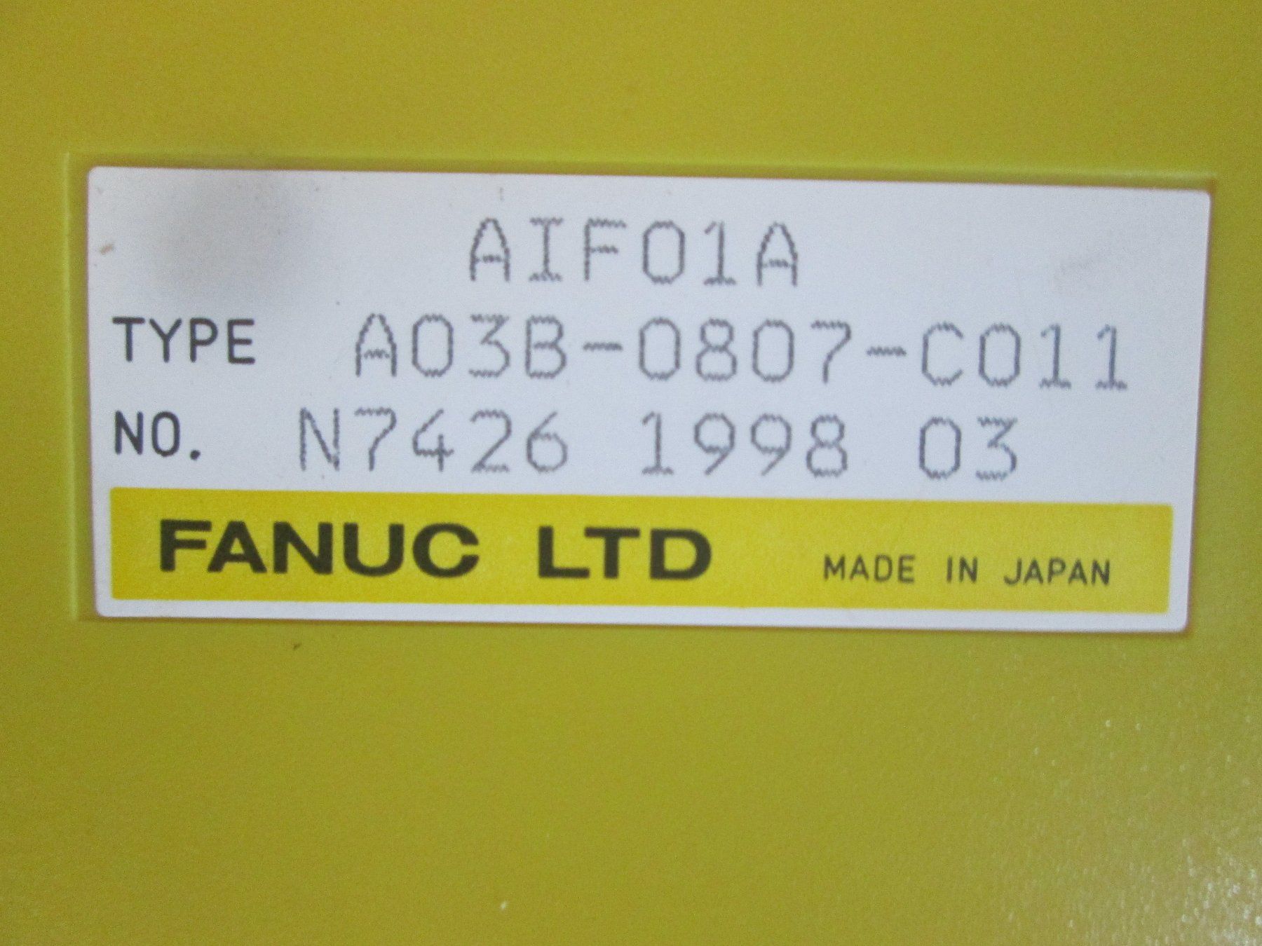 Fanuc Componenti elettronici: Fanuc SPS Baugruppe – Usato da Steffisburg venduto da Schwabis 1