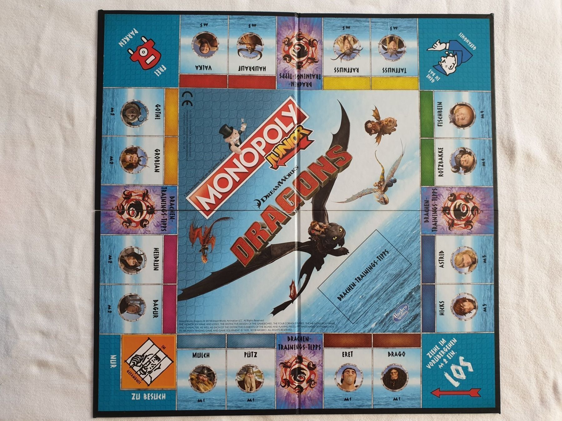 Hasbro Giochi: Monopoly Junior Dragons Kindermonopoly – Usato da Rebstein venduto da gimmma 5