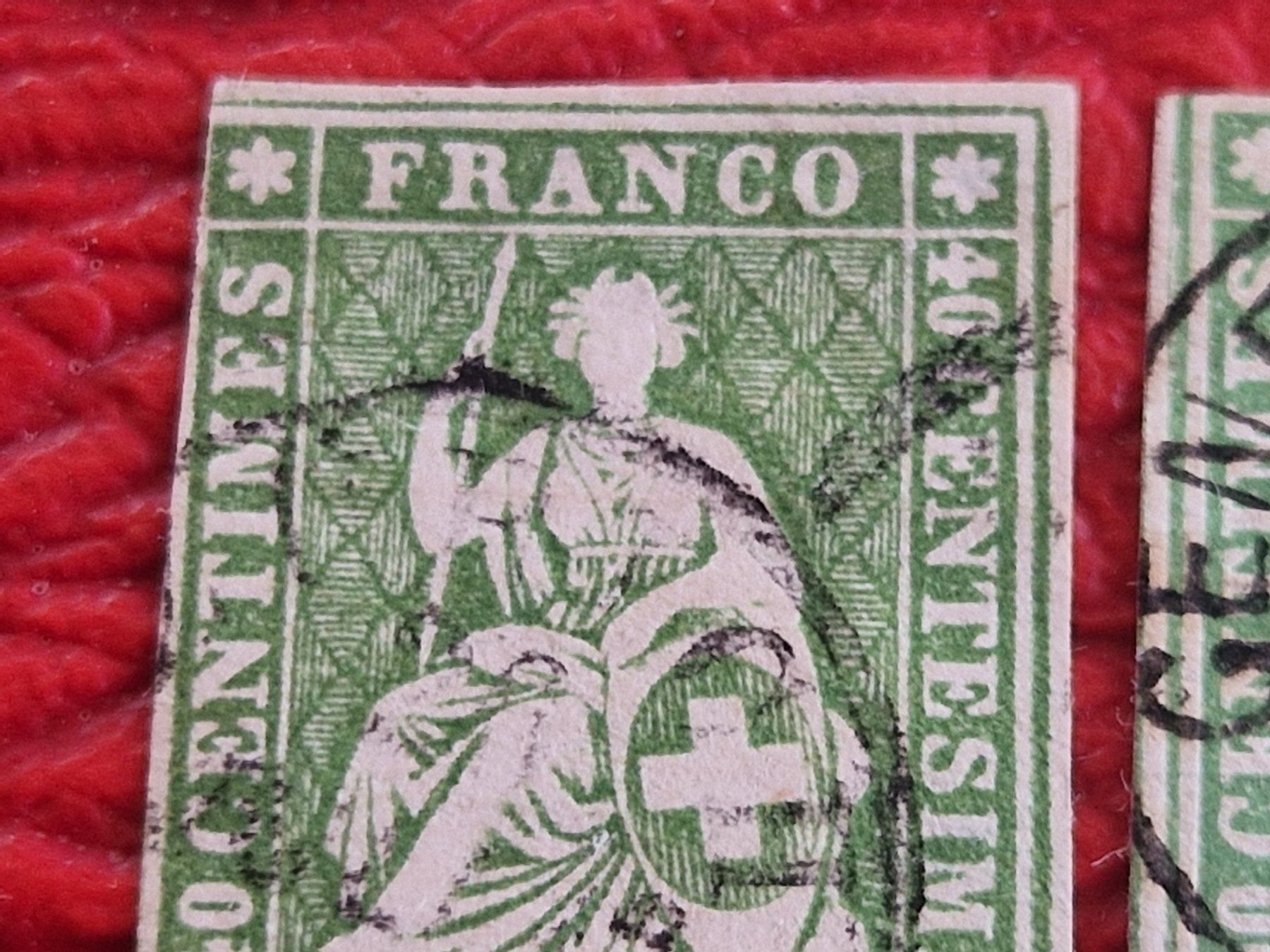 Tutti i francobolli: Strubel 26G, 2 St., signiert, ab 1.- – Usato da Burgdorf venduto da Glossy01 1
