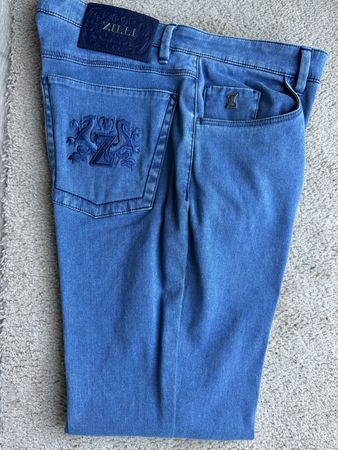 ZILLI Herren Jeans Grösse 46/I, hellblau, neuwertig