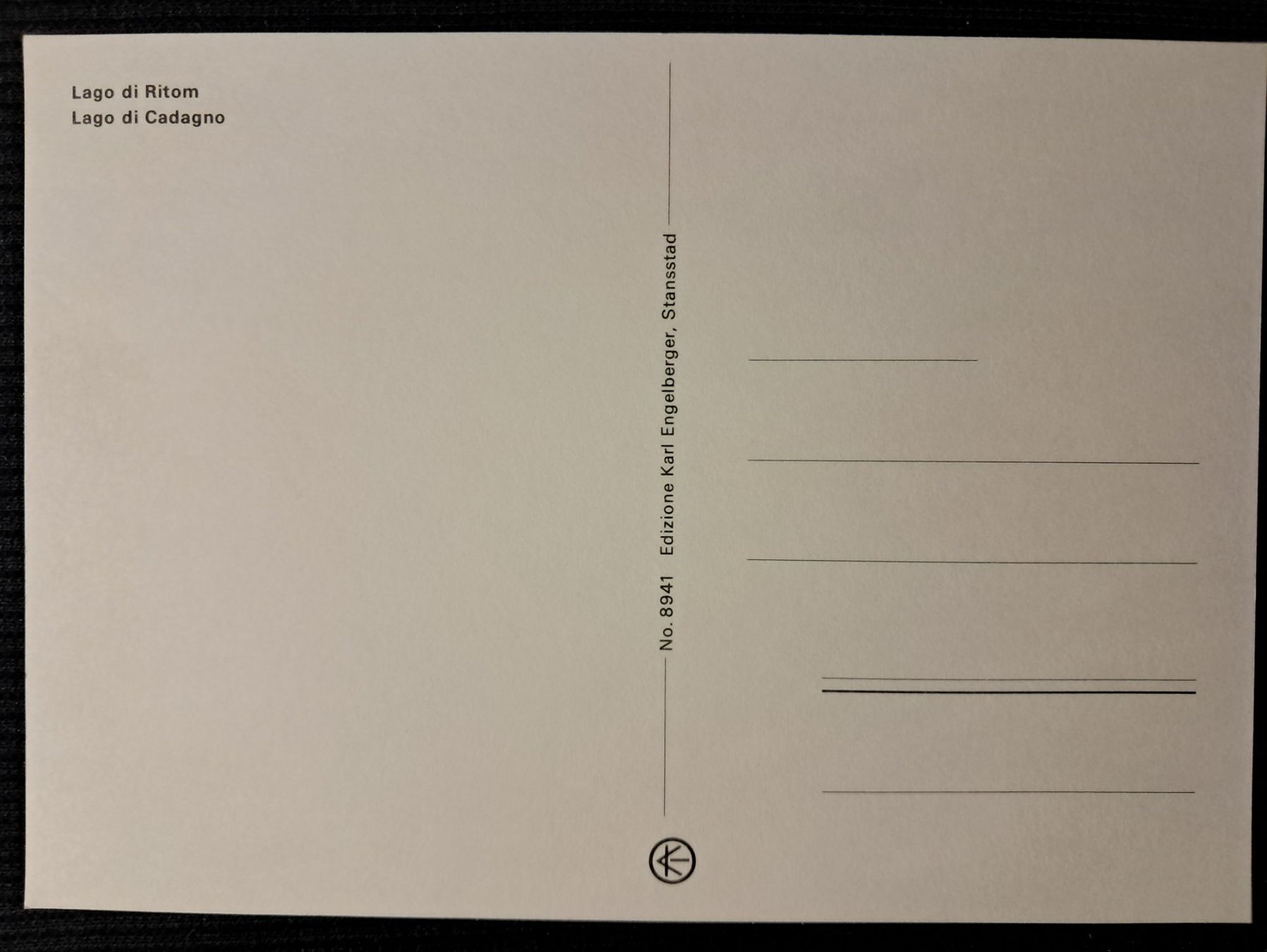 Cartoline postali: PIORA - CADAGNO – Usato da Ponto Valentino venduto da giorgia06 1