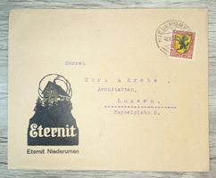 TR59 Enveloppe + Timbre Suisse 1924 Pro Juventute