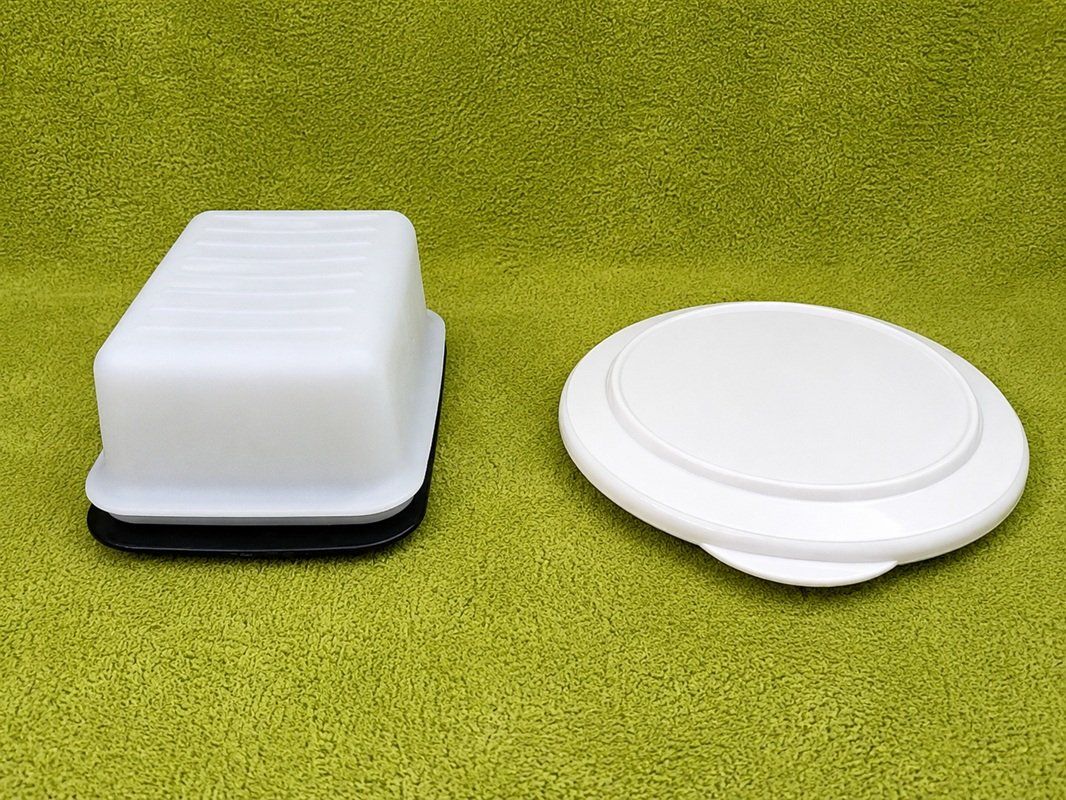 Tupperware Contenitori & Simili: TUPPERWARE Butterdose & Servierschüssel mit Deckel – Usato da Werdenberg venduto da EXA-Secondhand