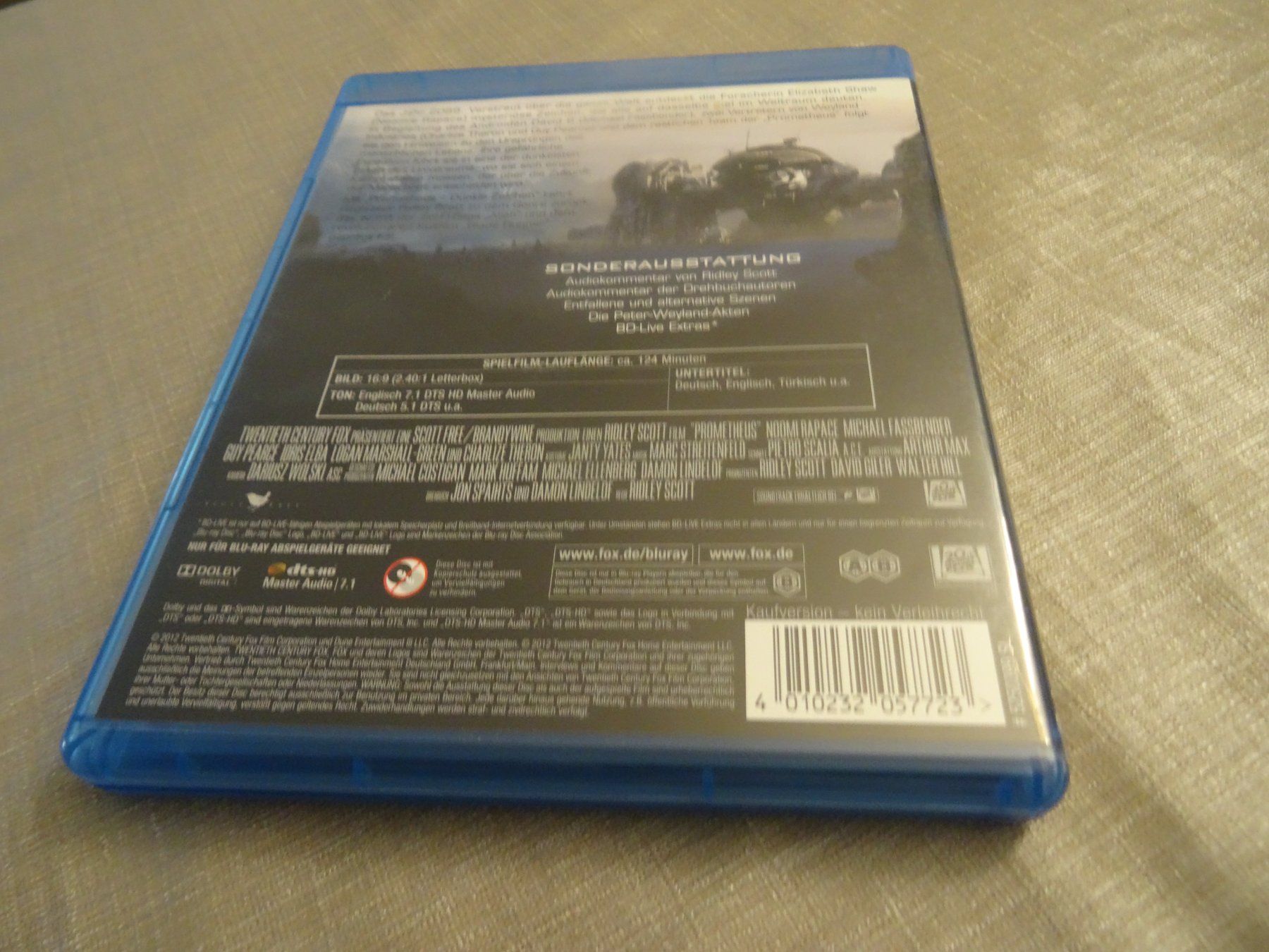 Alle DVDs: Prometheus - Dunkle Zeichen (Blu-ray) – Gebraucht aus Olten von Disc-Verkauf 2