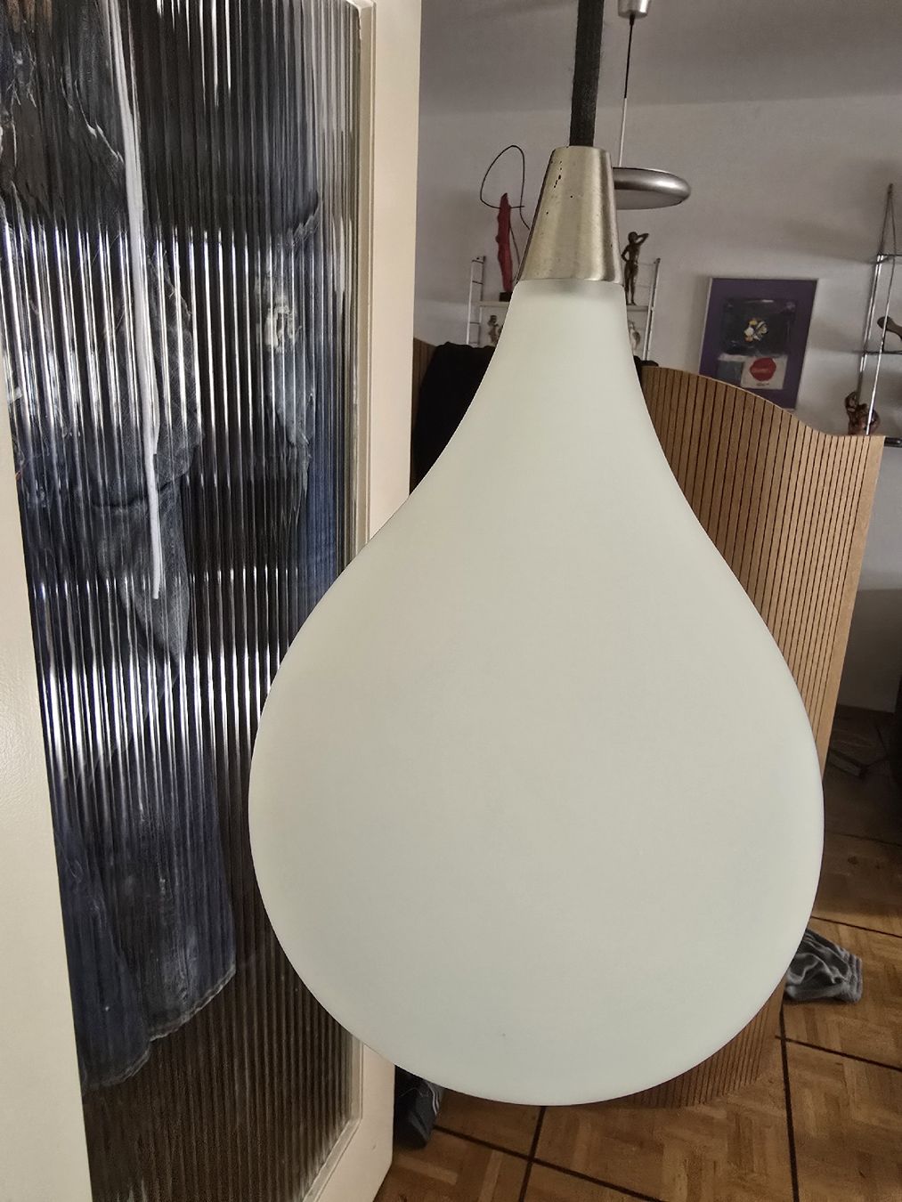 Lampen: süsse Opalglas Lampe in tropfenform – Gebraucht aus Biel/Bienne von alexriveros2 3