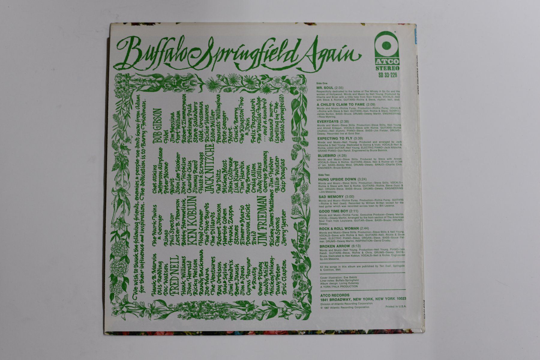 Dischi in vinile: Schallplatte Buffalo Springfield - Buffelo Springfield Again – Usato da Glis venduto da AtelierManus 1