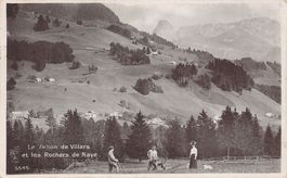 Vallon de Villars et Rochers de Naye, animée, circulée 1912