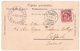 Destination: AK Olten (Säli) nach Belfast (Nord)-Irland 1900