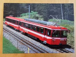 Postkarte Vitznau Rigi Bahn VRB Zahnradtriebwagen Bhe 4/4 21