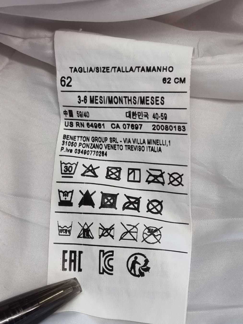 Benetton Vestes & Manteaux: Benetton Jacke Grösse 62 – D'occasion à Schönenwerd par Chez_Mimi 2