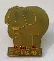 AA534 - Pin Animaux en Peril   Elefant