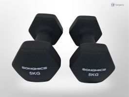 SONGMICS Wesley Kurzhantel 2 x 5 Kg.