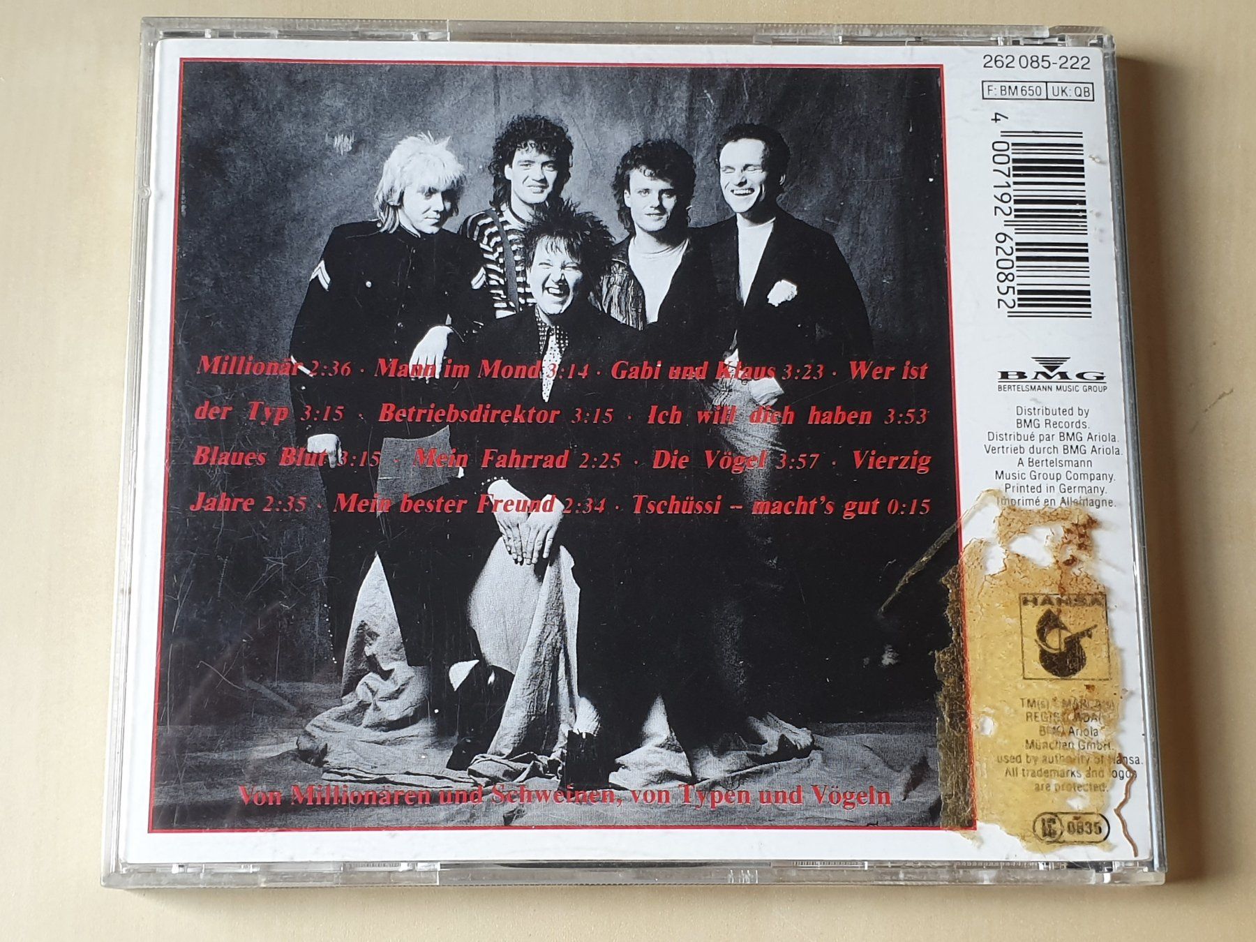 CDs: Die Prinzen Das Leben ist grausam – Gebraucht aus Stansstad von collectorsshop 1