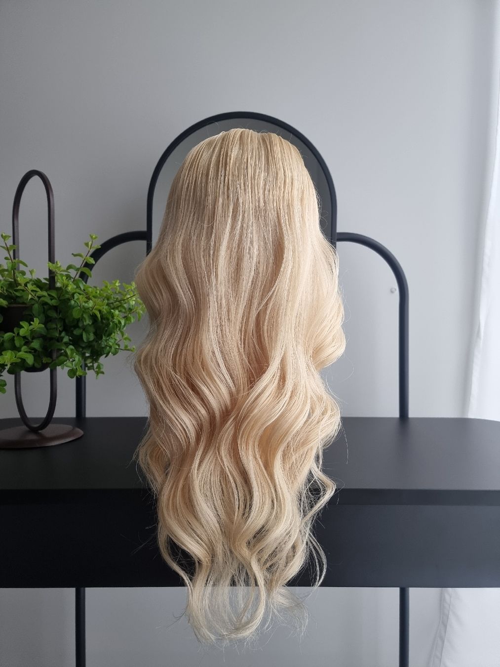Parrucche: Wunderschöne Echthaarperücke. Blond – Nuovo e nell'imballaggio originale da Zürich venduto da pla_tm9w 2