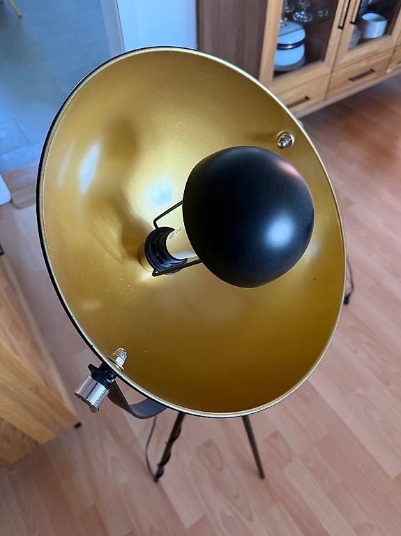 Lampade: Stehlampe NOVA schwarz/gold – Usato da Luzern venduto da FritzWa 2