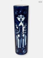 Vase, Zylinderform ,BJORN WIINBLAD Flow Blue Rosenthal