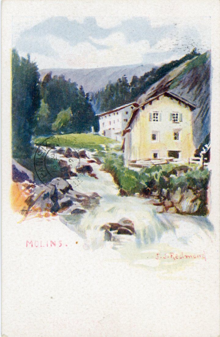 Cartoline postali: Molins   GR    -   Litho    -     um 1920 – Usato da Brig venduto da Valcards54