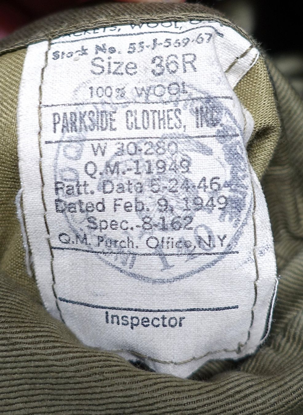 Uniformi: US Army Uniform Ike Jacket  nach 2.Weltkrieg 7th Army – Usato da Kappelen venduto da Marmoe 8