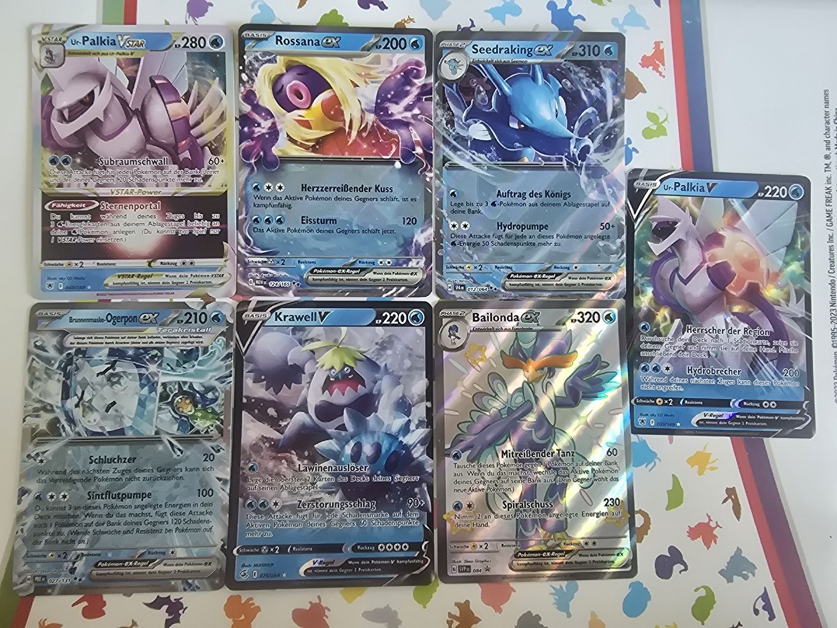 Pokémon Carte collezionabili: Pokemon Wasser-Buddle, DE, EX, V, VStar, 7Stück – Nuovo (secondo la descrizione) da Pfäffikon SZ venduto da gmw_8nk9