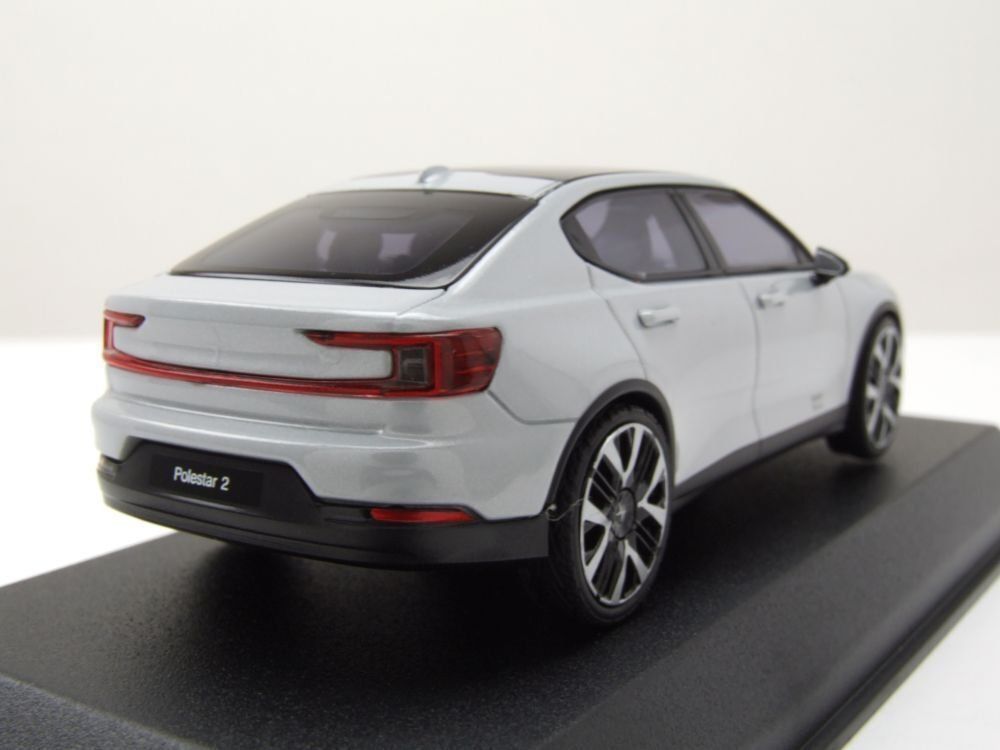 Volvo Modellini d'auto: Polestar 2 Phase II seit 2024 Magnesium grau met. / schwarz – Nuovo e nell'imballaggio originale da Gerlafingen venduto da espero88 1