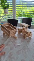 Tracteur en bois neuf
