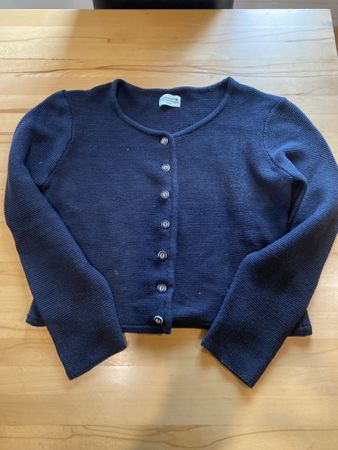 Trachten Strickjacke, in schwarz, Grösse 44/46