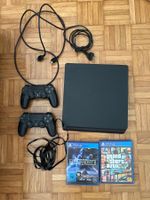 Ps4 Slim mit GTA V und Star Wars Battlefront 2