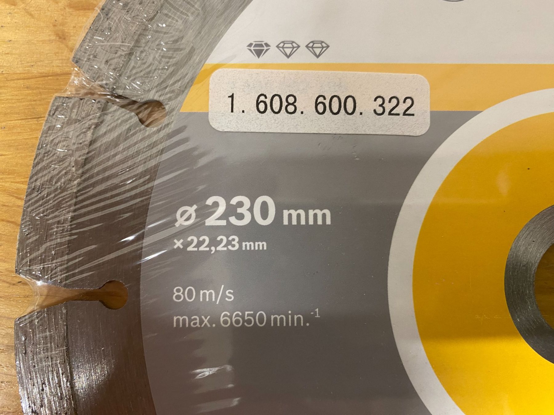 Bosch Tutti gli attrezzi: Bosch Diamanttrennscheibe 230 mm – Nuovo e nell'imballaggio originale da Schönenbuch venduto da Laubfrosch05 1