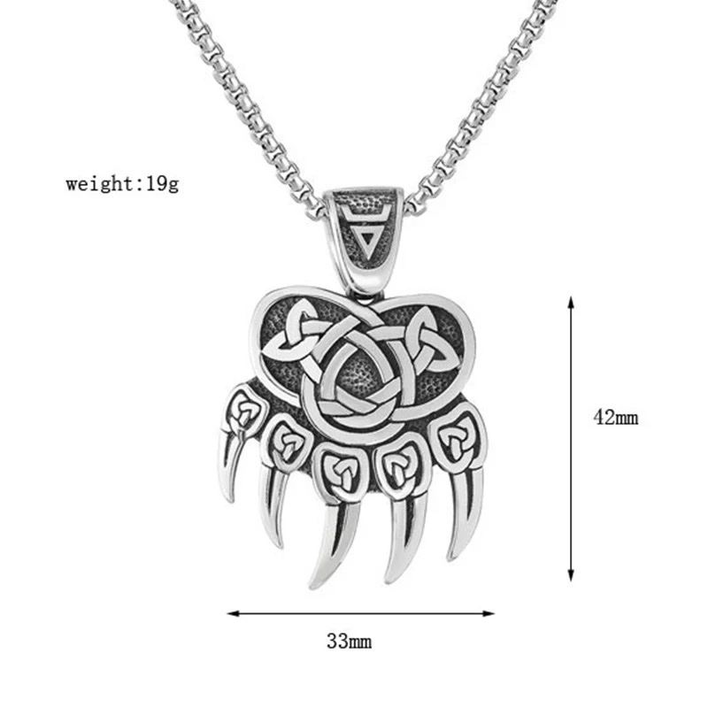 Catenine: Bear Paw Pendant For Men – Nuovo e nell'imballaggio originale da Aarburg venduto da StavFashion 4