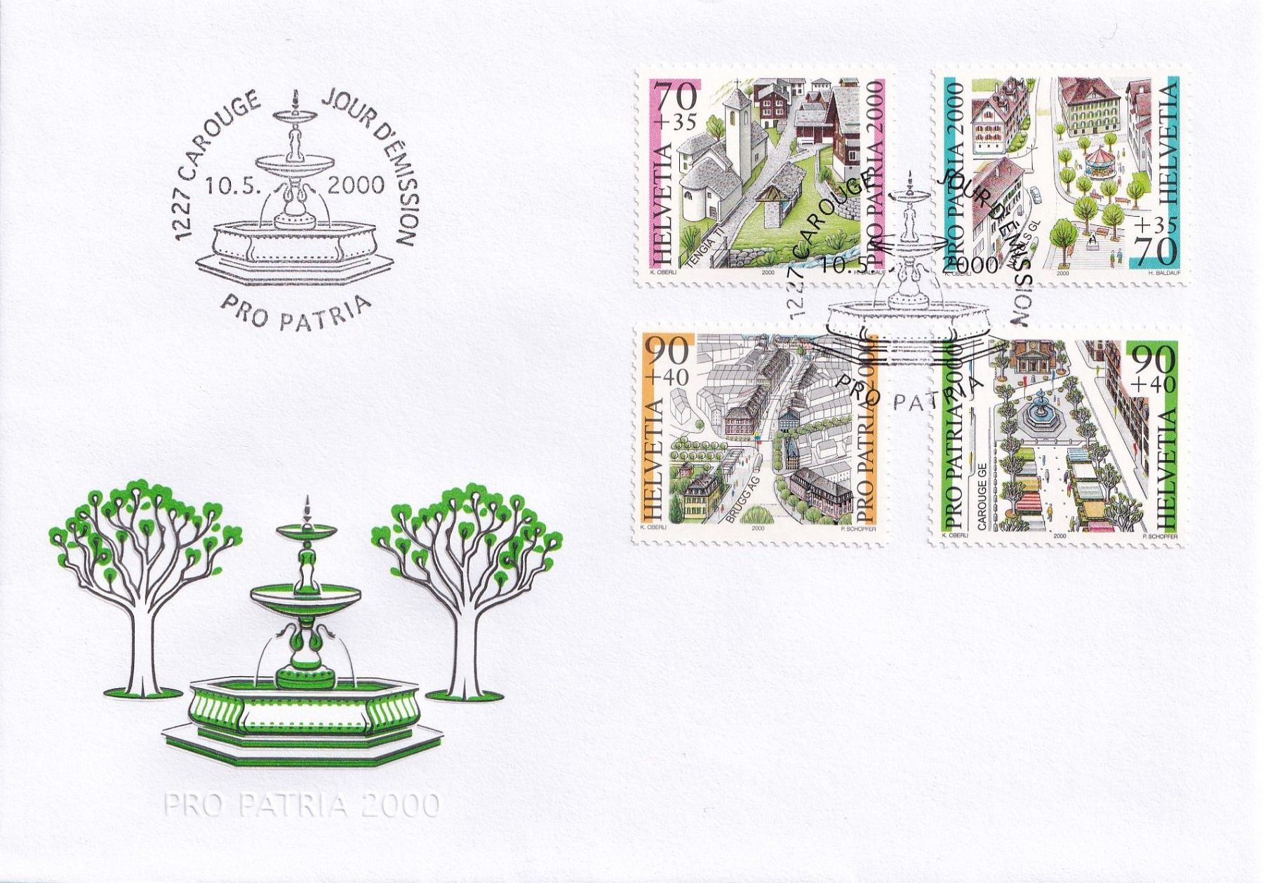 Tutti i francobolli: Lot Pro Patria FDC 2000 2001 2002 2005 – Usato da Rossa venduto da becky05