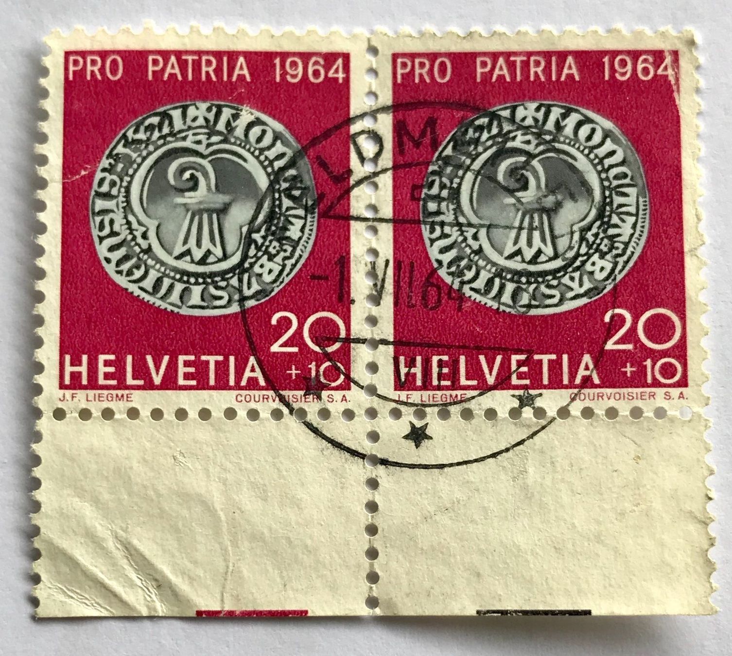 Tutti i francobolli: Nr B 120 Paar mit Vollstempel – Usato da Aarau venduto da Billa007
