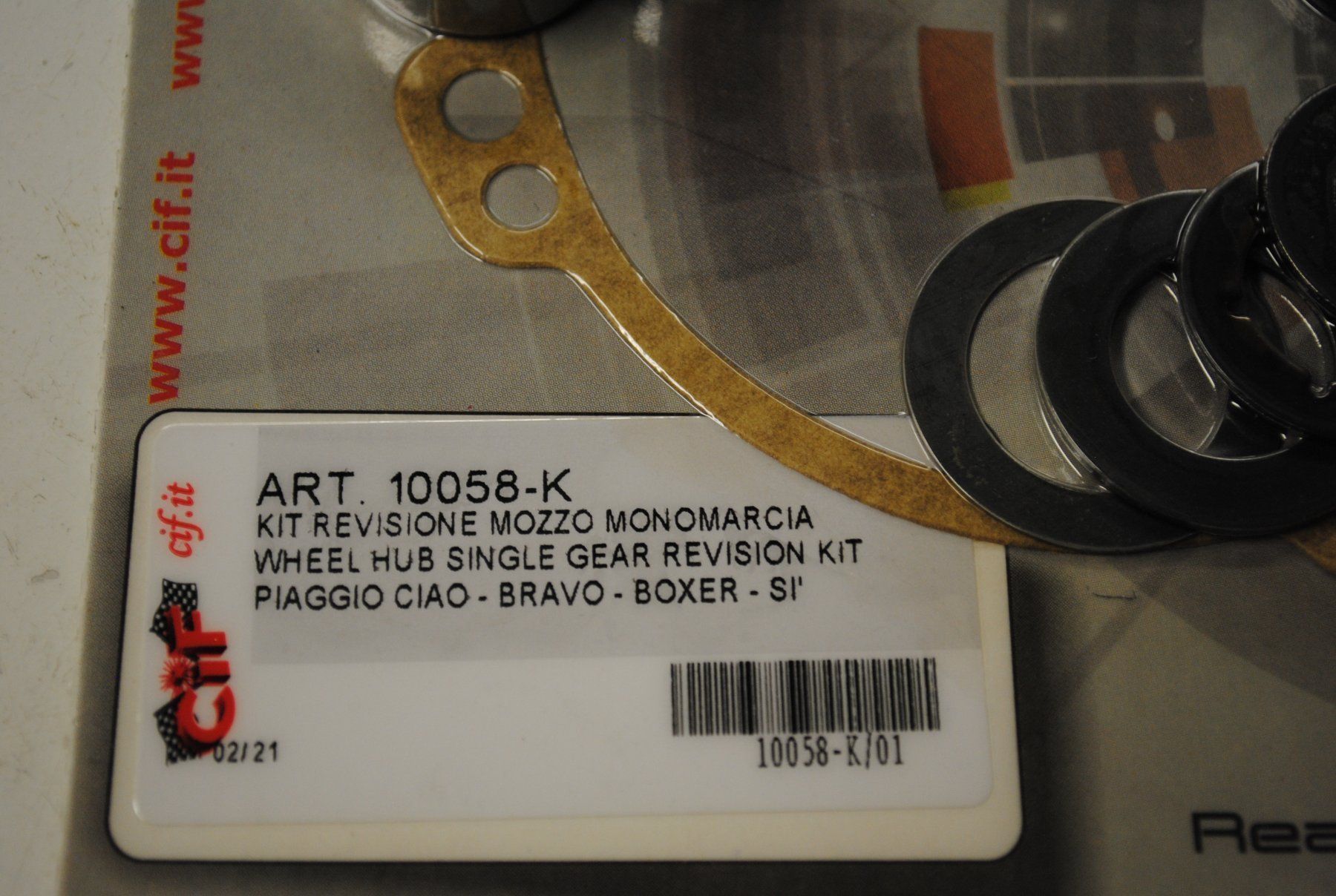 Piaggio Mofa-Ersatzteile: Getriebe Revisionskit Lager Dichtungen >>>Mono<<<  CiF – Neu und originalverpackt aus Subingen von Baergarage 3