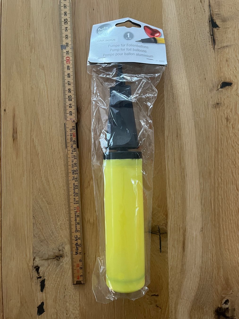 Pompe & Parti di ricambio: Ballon Luftpumpe Handpumpe – Nuovo e nell'imballaggio originale da Häggenschwil venduto da Svge