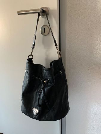 Beuteltasche Mollerus DURBAN schwarz gebraucht
