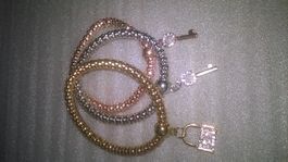armband modeschmuck,,mettal,,,vergoldet und silber farben