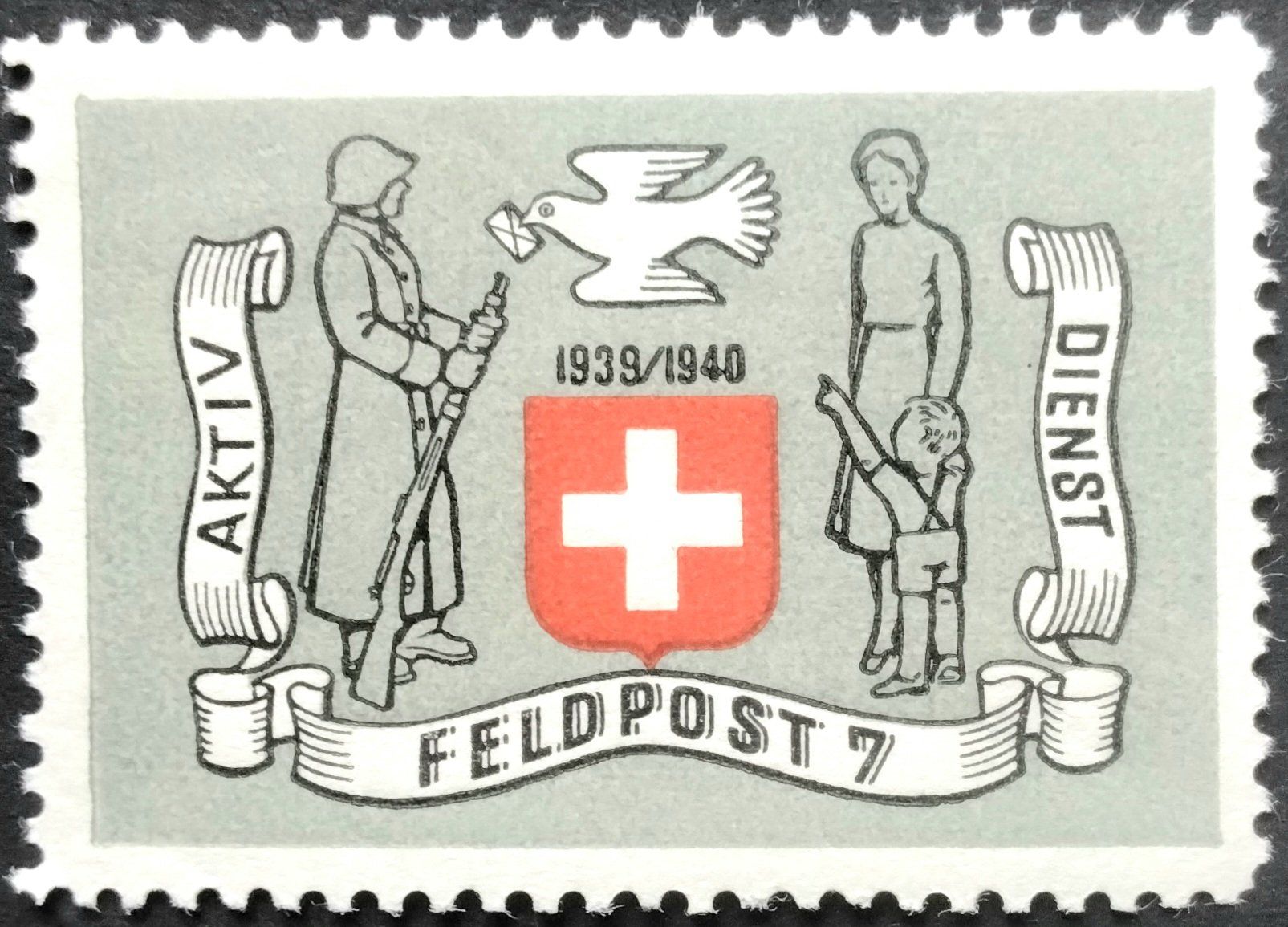 Tutti i francobolli: Feldpost 7, 2.WK, Wi FP 6 – Usato da Niederuzwil venduto da LichtPhil