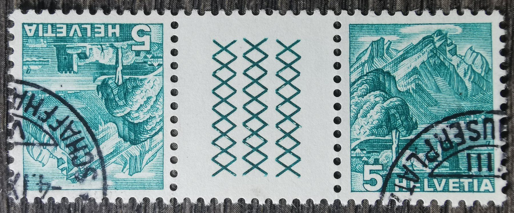 Tutti i francobolli: TR08 Timbre Suisse 19xx Oblitere – Usato da Cousset venduto da Patrick_Collections