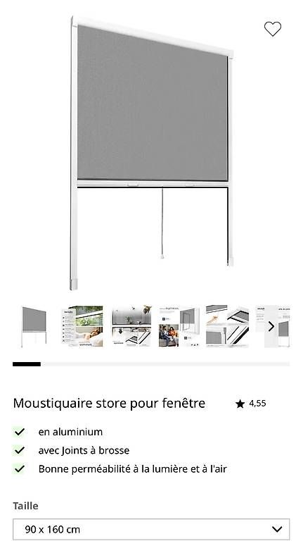 Markisen: Moustiquaires store x2 – Gebraucht aus Boudevilliers von Tiph33