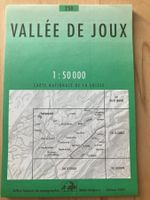 Landkarte VALLEE DE JOUX 1:50’000