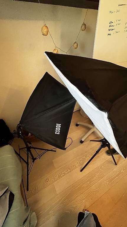 Lampade: Softbox Set  2x Dauerlicht inkl. Stative | Wie NEU – Usato da Goldiwil (Thun) venduto da Sarahrohrer