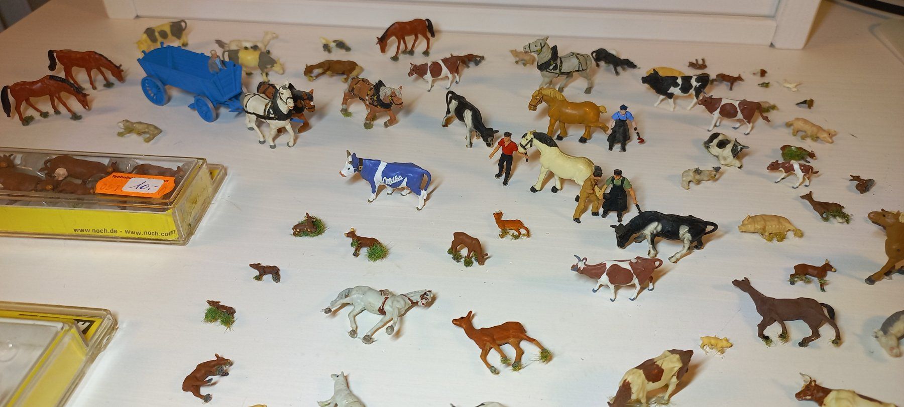 Noch Modelleisenbahnen: Grosse Sammlung Tiere Noch, Preiser,.. ca. 110Stk. H0 1:87 – Gebraucht aus Olten von bananariff 5