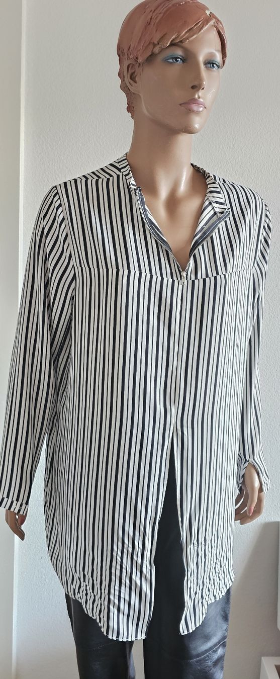 Primark Camicette: Schicke Bluse mit Streifenmuster, Gr. 46 Primark – Usato da Basel venduto da Mazzo84