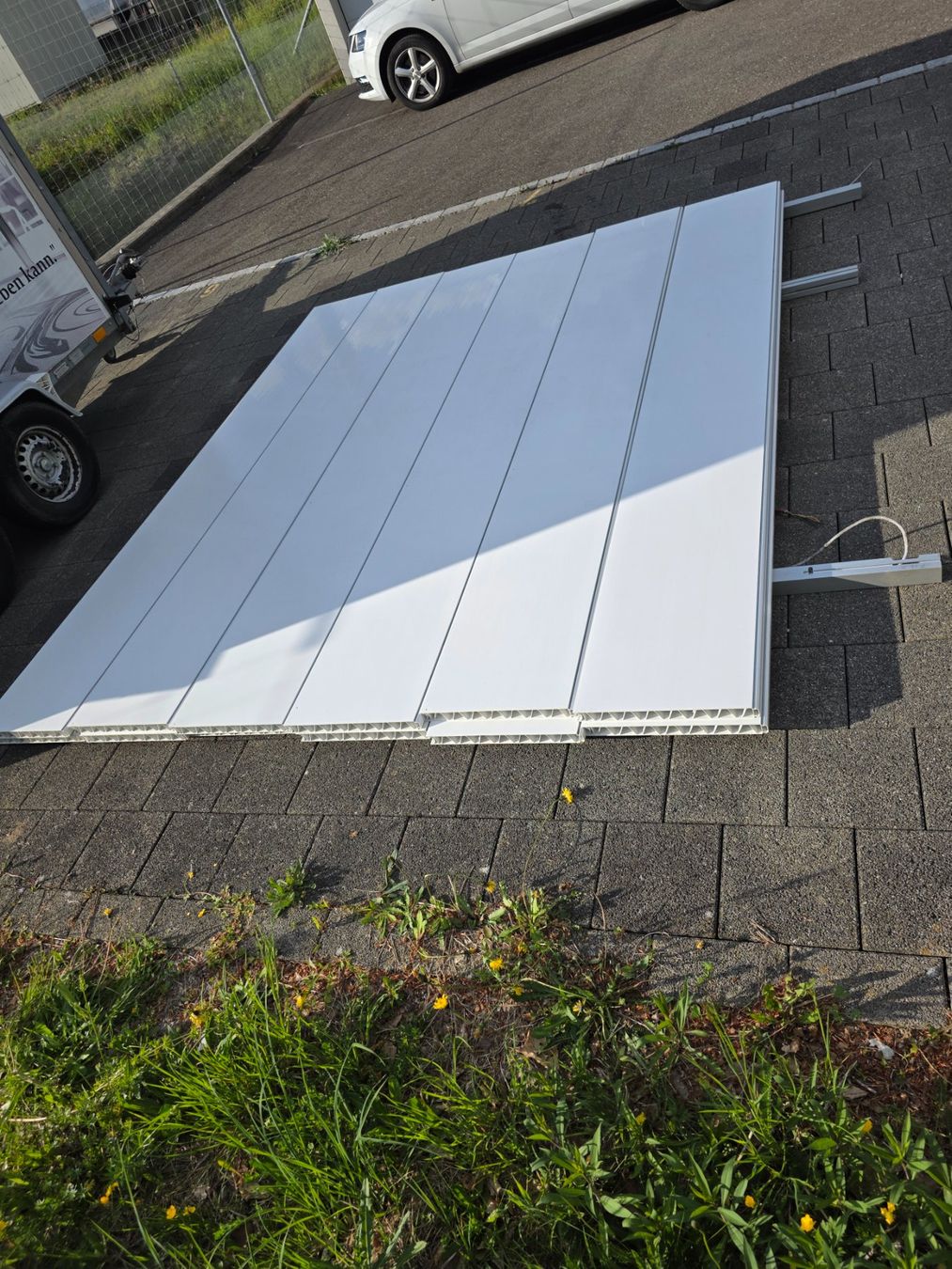 Wände & Decken: PVC Stecksystem Wandpaneele 18x, Profile 9m System, Trennwad – Gebraucht aus Tann von Gyzer6 2