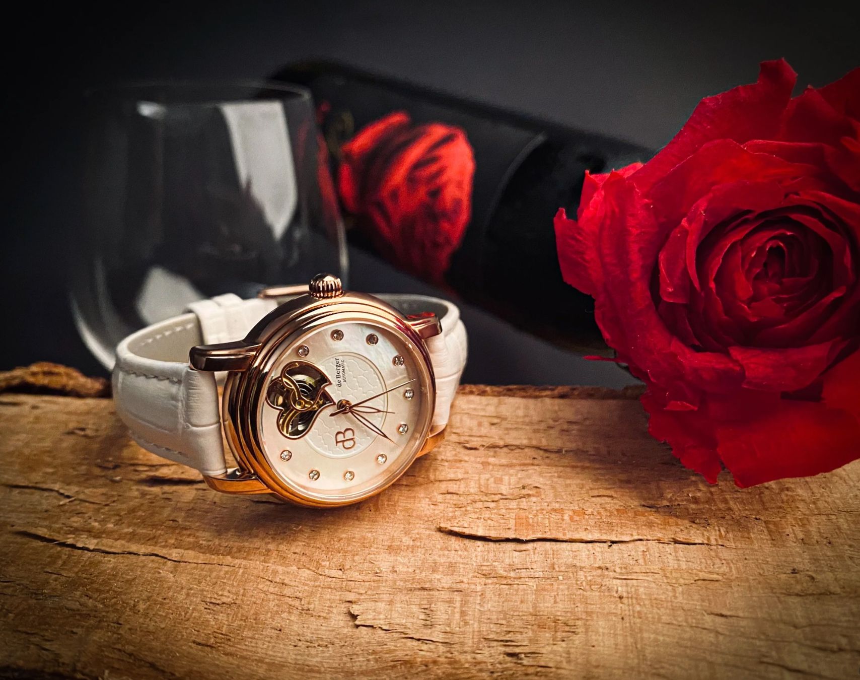 Orologi: de Berger "Love Edition" I Damen Automatikuhr I NEU – Nuovo e nell'imballaggio originale da Holzhäusern ZG venduto da MitgliedSeit2011 2