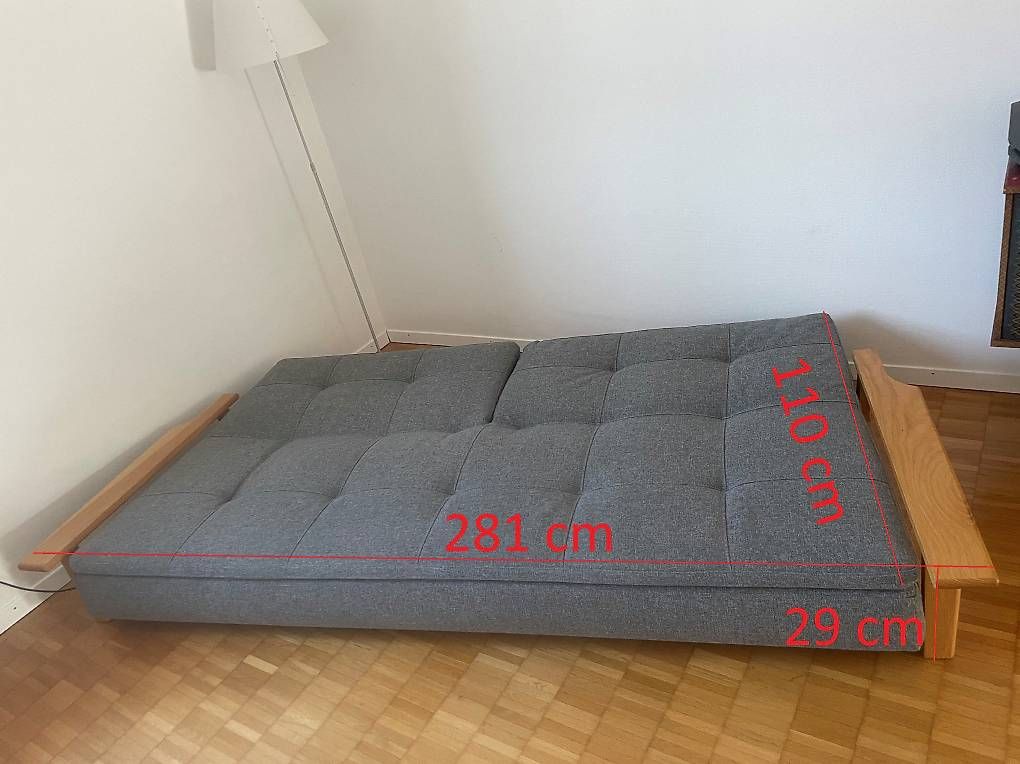 Sofas: Schlafsofa SPLITBACK – D'occasion à Bern par Pflegefeuerfrau 3