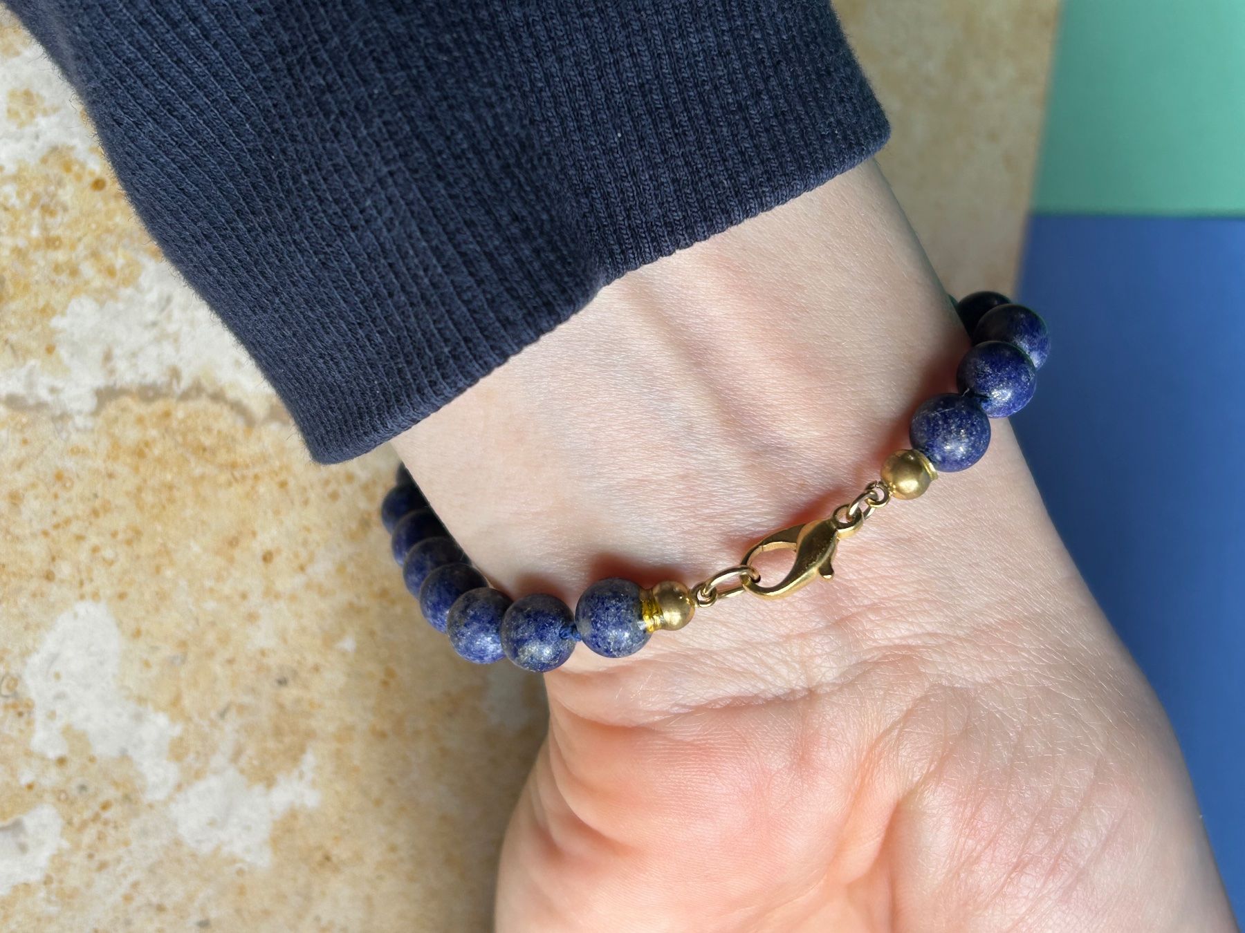 Bracciali & Braccialetti: Armband Lapislazuli (21.3cm) – Usato da Dittingen venduto da Bellevista 3